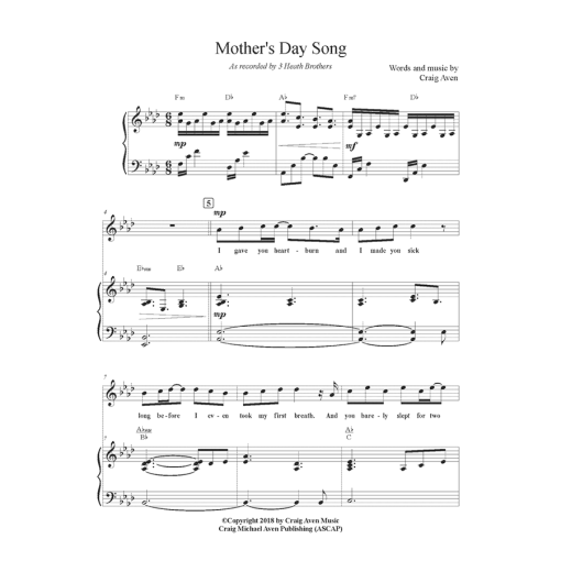 Mother's Day Song